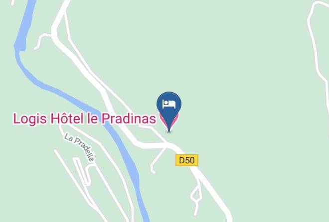 Gard - Logis Hotel Le Pradinas Maps