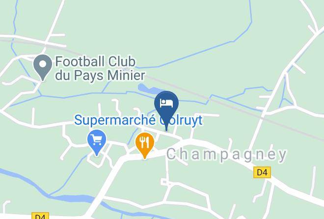 Haute Saone - Logis Hotel Le Pre Serroux Maps