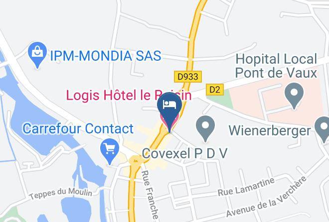 Logis Hotel Le Raisin Map