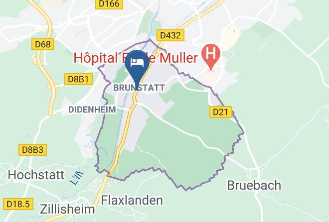 Logis Hotel Le Relais De Brunstatt Map
