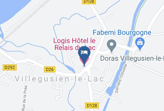 Haute Marne - Logis Hotel Le Relais Du Lac Maps