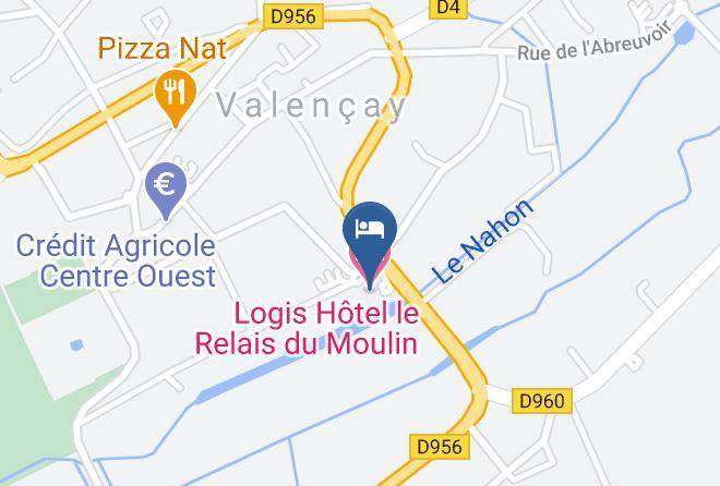 Indre - Logis Hotel Le Relais Du Moulin Maps
