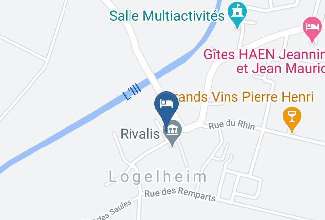 Haut Rhin - Logis Hotel Le Rendez Vous Des Copains Maps