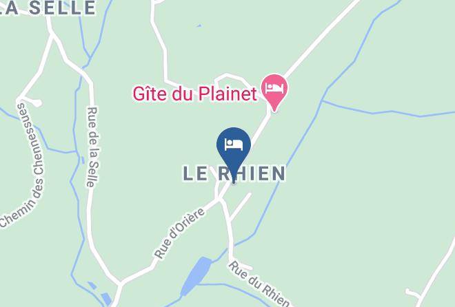 Haute Saone - Logis Hotel Le Rhien Carrer Maps