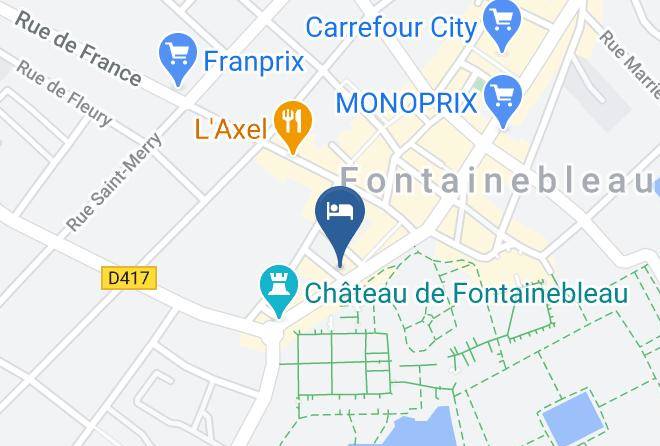 Seine Et Marne - Logis Hotel Le Richelieu Fontainebleau Maps