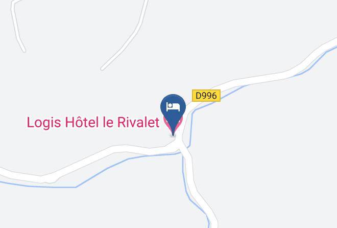 Puy De Dome - Logis Hotel Le Rivalet Maps