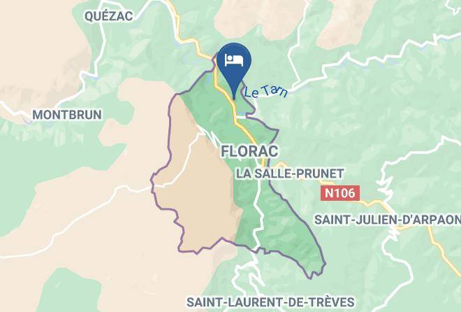 Lozere - Logis Hotel Le Rochefort Maps