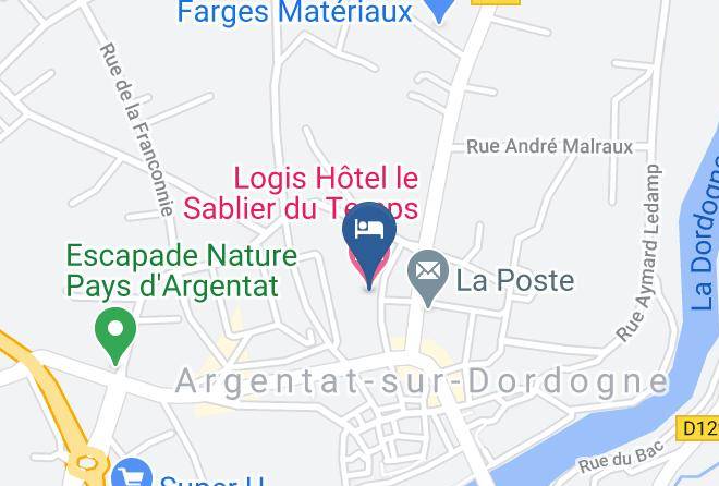 Correze - Logis Hotel Le Sablier Du Temps Maps