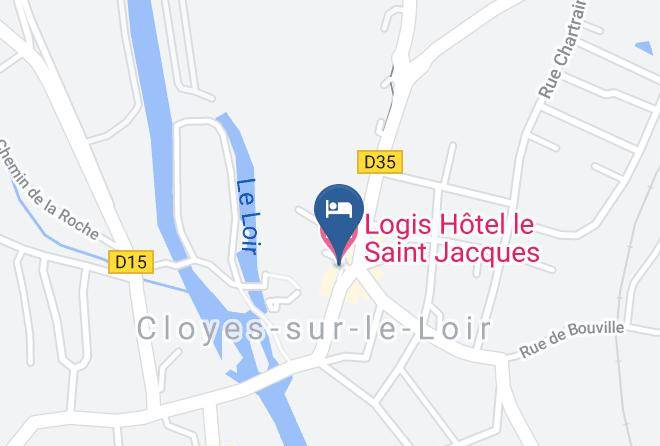 Logis Hotel Le Saint Jacques Map