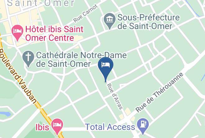 Pas De Calais - Logis Hotel Le Saint Louis Maps