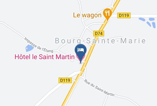 Haute Marne - Hotel Le Saint Martin Maps