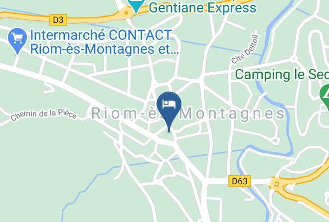 Cantal - Logis Hotel Le Saint Georges Maps
