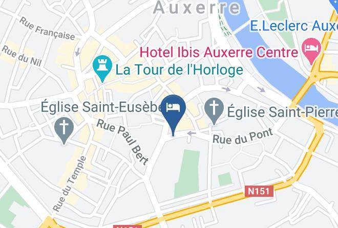 Yonne - Logis Hotel Le Seignelay Maps
