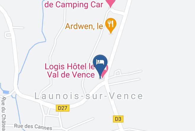 Ardennes - Logis Hotel Le Val De Vence Maps