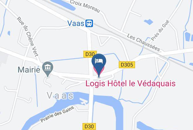 Sarthe - Logis Hotel Le Vedaquais Maps
