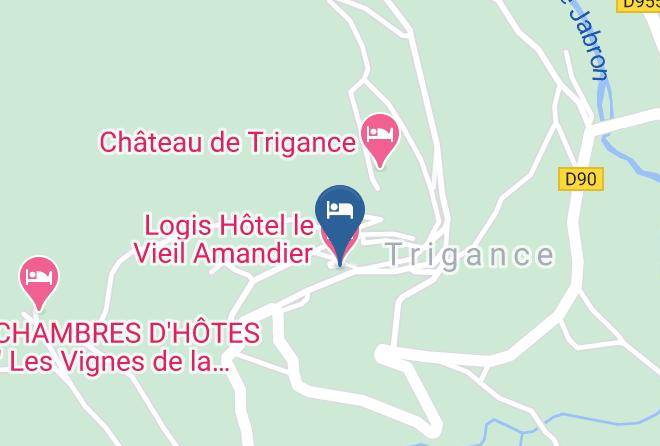 Var - Logis Hotel Le Vieil Amandier Maps