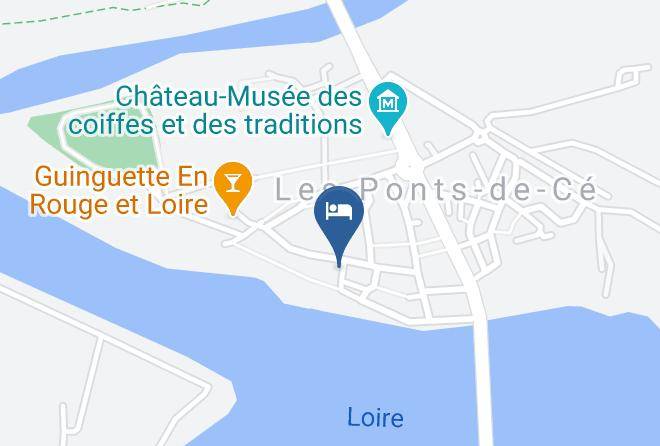 Maine Et Loire - Hotel Les 3 Lieux La Nuit Maps