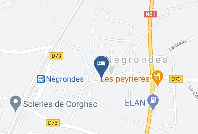 Dordogne - Logis Hotel Les Aromes Maps