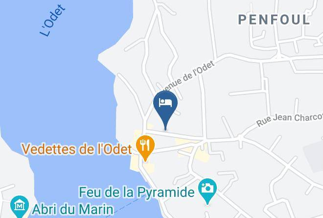 Finistere - Hotel Les Bains De Mer Maps