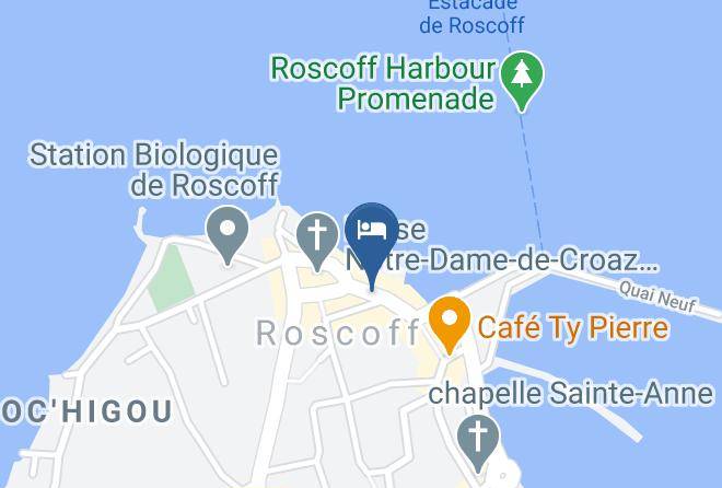 Finistere - Logis Hotel Les Chardons Bleus Rest Le Bistrot De La Mer Maps