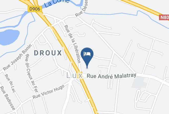 Saone Et Loire - Logis Hotel Les Charmilles Chalon Sur Saone Sud Maps