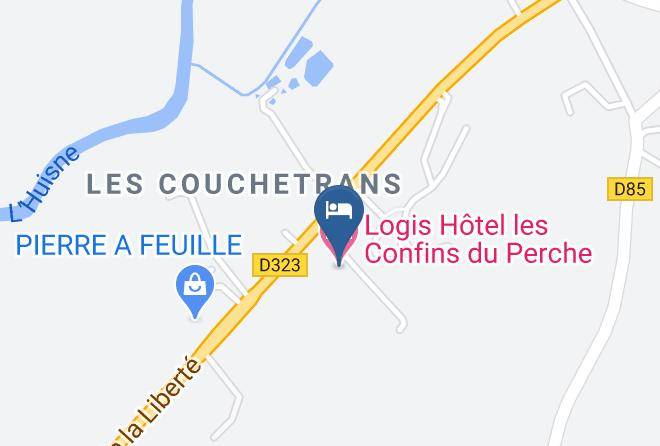 Sarthe - Logis Hotel Les Confins Du Perche Maps