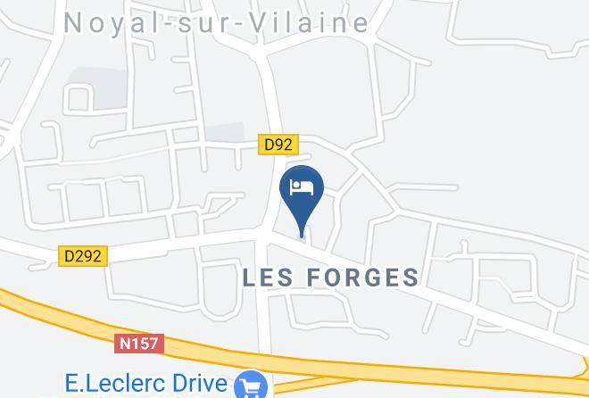 Ille Et Vilaine - Logis Hotel Les Forges Maps