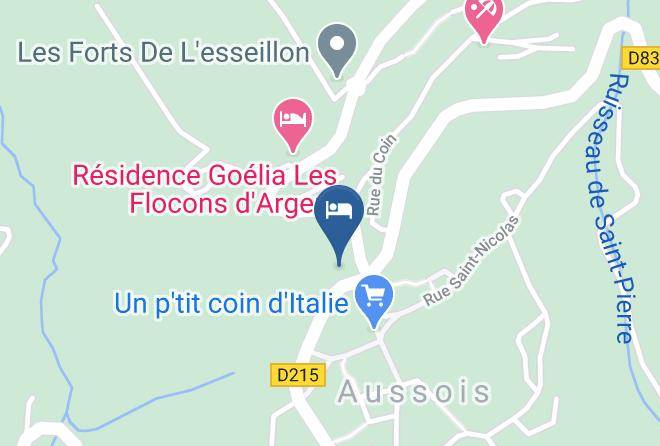Logis Hotel Les Mottets Map