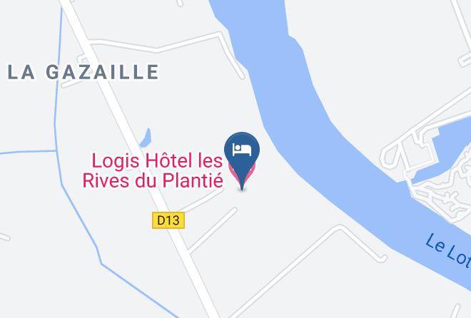 Lot Et Garonne - Logis Hotel Les Rives Du Plantie Maps