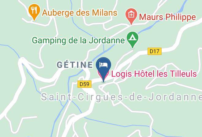Logis Hotel Les Tilleuls Map