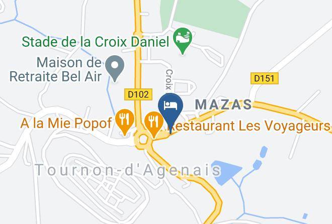 Lot Et Garonne - Logis Hotel Les Voyageurs Maps