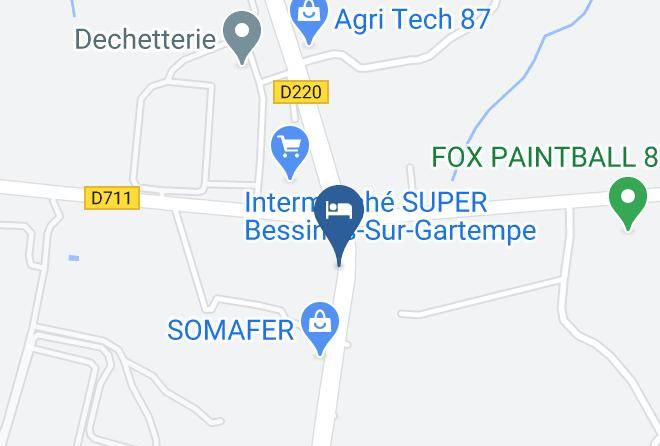 Haute Vienne - Logis Hotel Manoir Henri Iv Maps