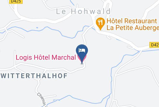 Bas Rhin - Logis Hotel Marchal Maps