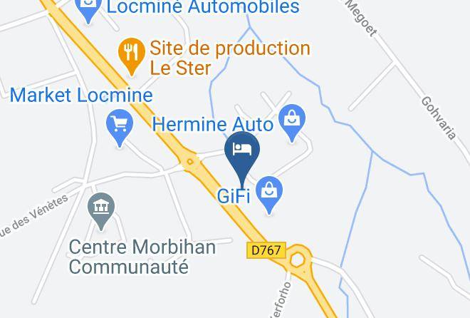Morbihan - Logis Hotel No Minoe Maps