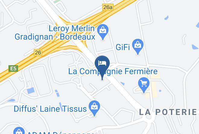 Gironde - Logis Hotel Novalis Maps