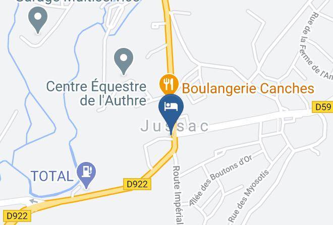 Cantal - Hotel Le Prado Jussac Maps