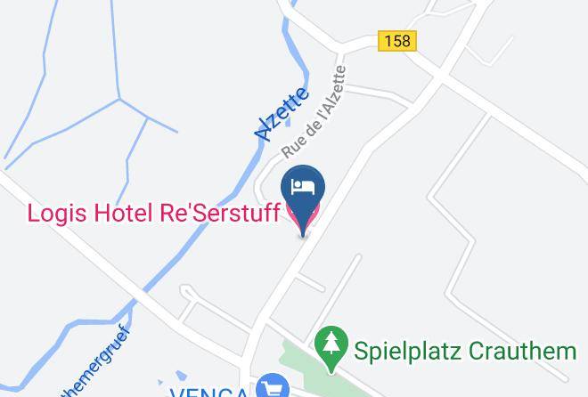 Roeser - Logis Hotel Re'serstuff Maps