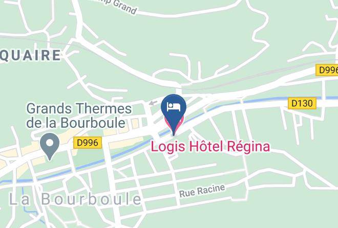 Puy De Dome - Logis Hotel Regina Maps
