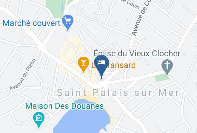 Logis Hotel Restaurant De La Plage Map