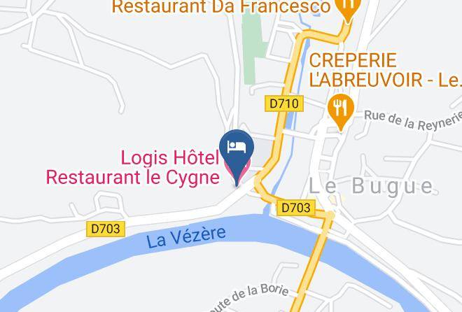 Dordogne - Logis Hotel Restaurant Le Cygne Maps