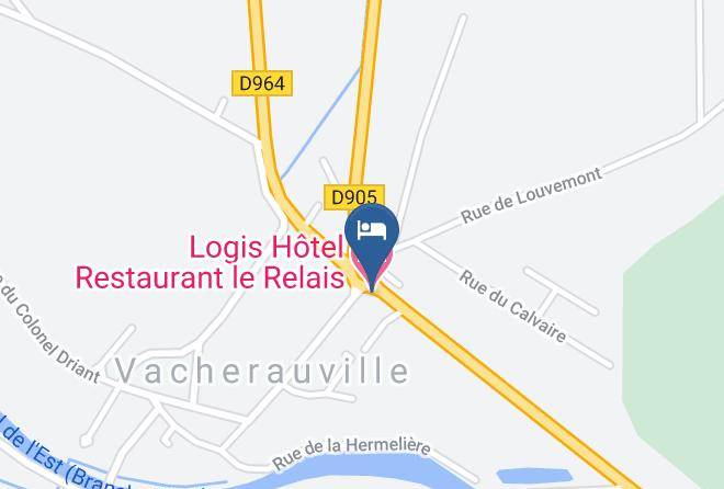 Meuse - Logis Hotel Restaurant Le Relais Maps
