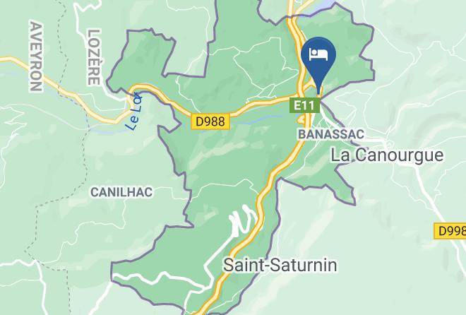 Lozere - Logis Hotel Restaurant Les 2 Rives Maps