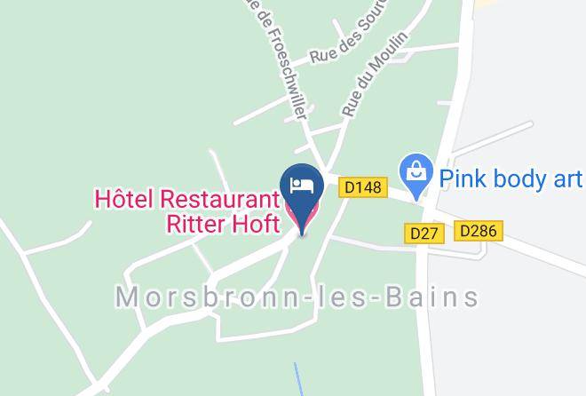 Bas Rhin - Logis Hotel Restaurant Ritter'hoft Maps
