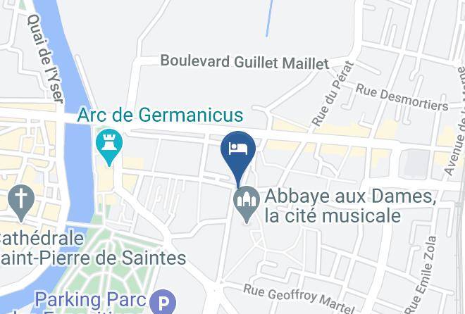 Charente Maritime - Logis Hotel Restaurant Saveurs De L'abbaye Maps