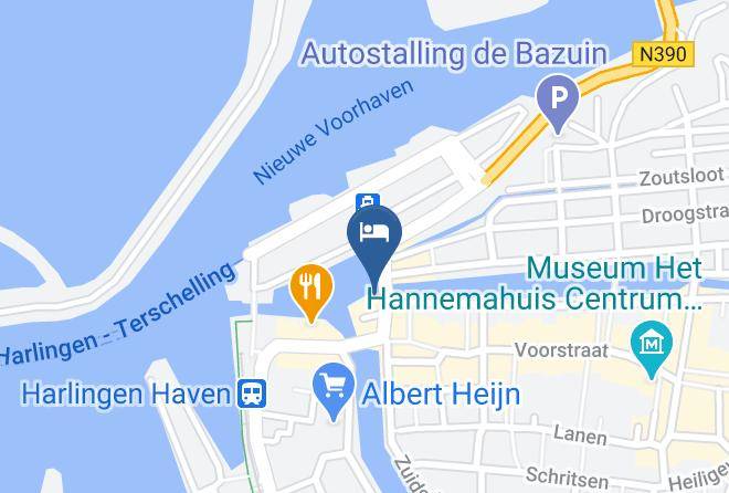 Gemeente Harlingen - Logis Hotel Restaurant Zeezicht Maps