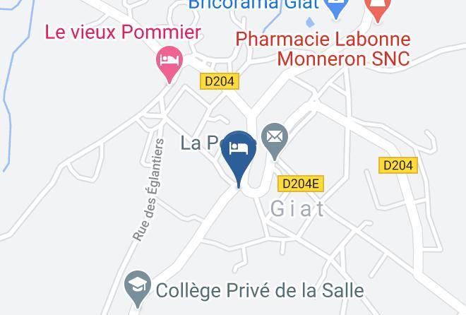 Puy De Dome - Logis Hotel Robert Maps
