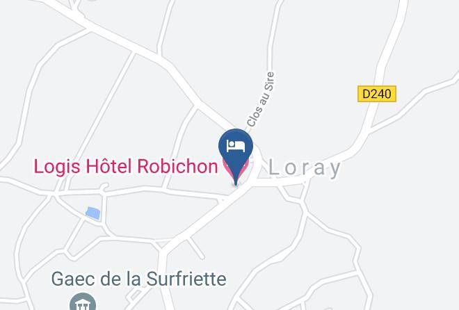 Doubs - Logis Hotel Robichon Maps