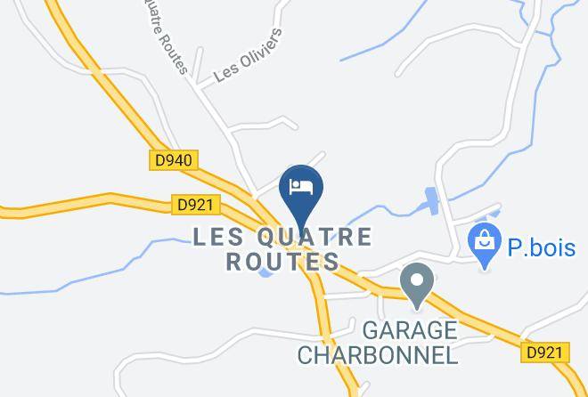 Correze - Logis Hotel Roche De Vic Maps