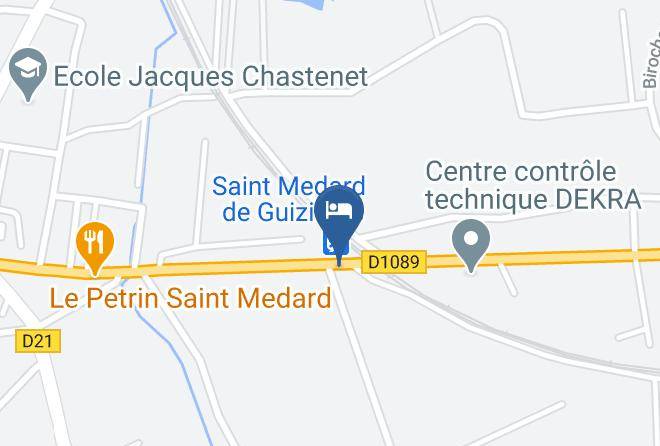 Gironde - Logis Hotel Saint Clement Maps
