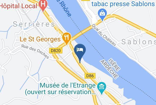 Ardeche - Logis Hotel Schaeffer Rest Saint Georges Maps